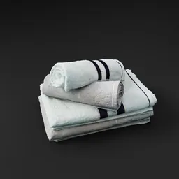 Folded Towels Stack
