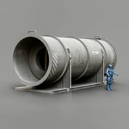 Scifi Cargo Pipe