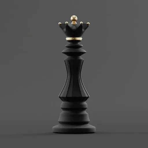Queen chess decoration