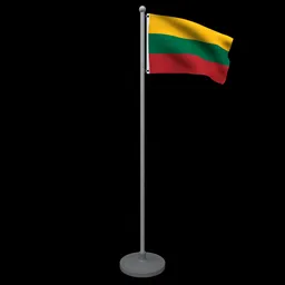 Animated Flag of Lithuania