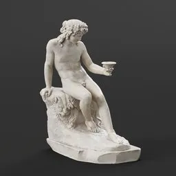 statue of Classic Bacchus