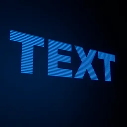 Hologram Editable Text