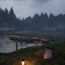 Forgotten Lakeside Pier