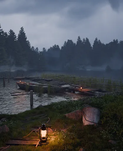 Forgotten Lakeside Pier