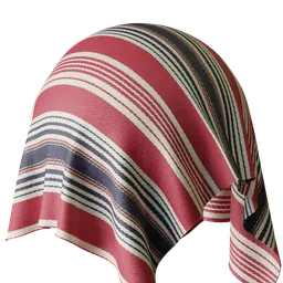 Stripe Red Jacquard