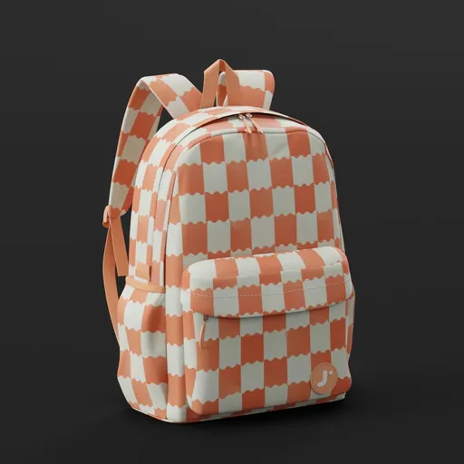 Checkered Backpack