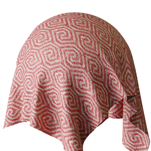 Geometric Pink Jacquard