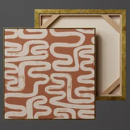 Painting Art Abstrast / Picture Frame