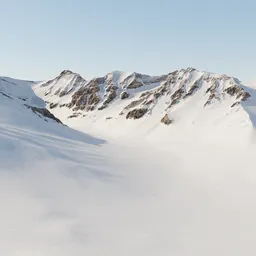 Winter Snow Mountain Landscape