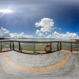 Daytime Seaside Observation Deck