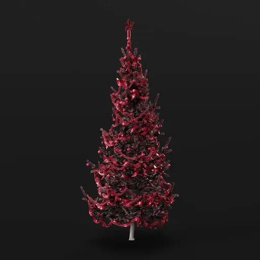 Christmas Tree Pink Small