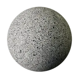 High-resolution PBR granite terrazzo texture for 3D modeling in Blender and other applications.