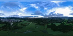 Sunrise on a cloudy day