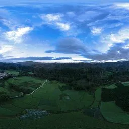 Sunrise on a cloudy day