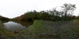 Autumn Pond in the Forest