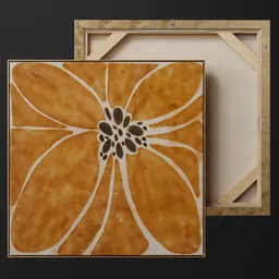 Painting Art Flower / Picture Frame