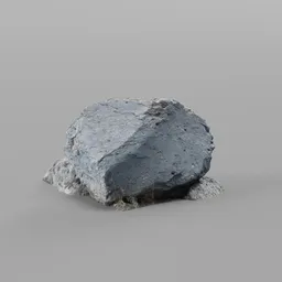 Basalt Rock Volcanic PBR Scan E