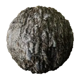 Rough Tree Bark Material