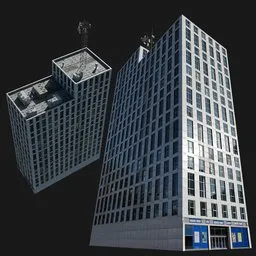 Modern Glass Office Tower