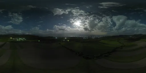 Cloudy Moonlit Night