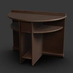 Brown Wood Night Stand