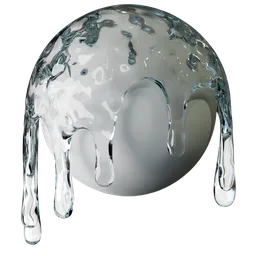 Realistic water shader for Blender 3D with procedural single-node configuration, suitable for PBR workflows.