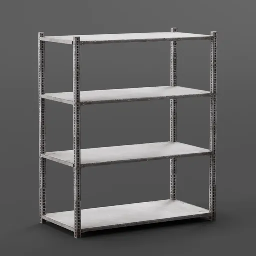 Industrial Metal Shelving Unit