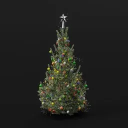 Christmas Tree Deco Snow