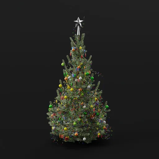 Christmas Tree Deco Snow