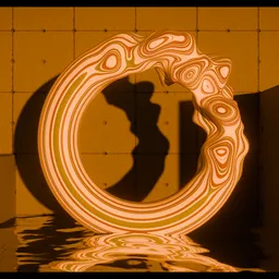 Molten Abstract Ring