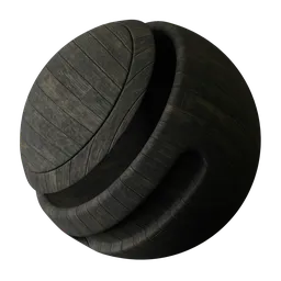Dark wood planks