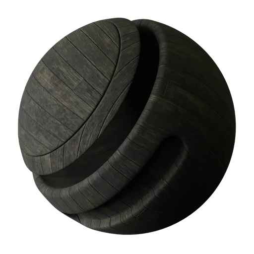 Dark wood planks