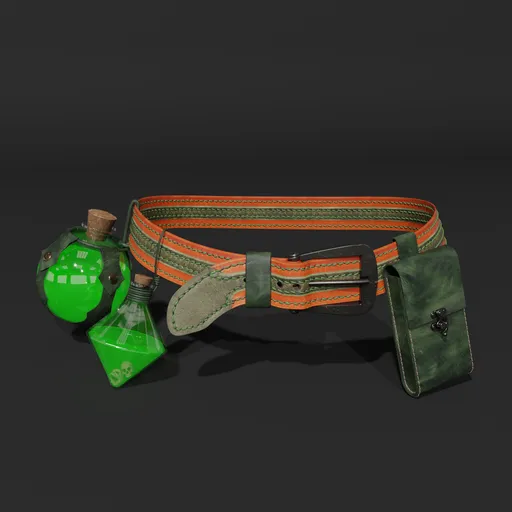Magic Potion Belt Bottle Holder and Bag