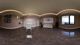 Modern Ambient Living Space