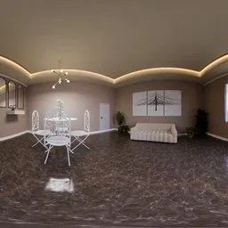 Modern Ambient Living Space