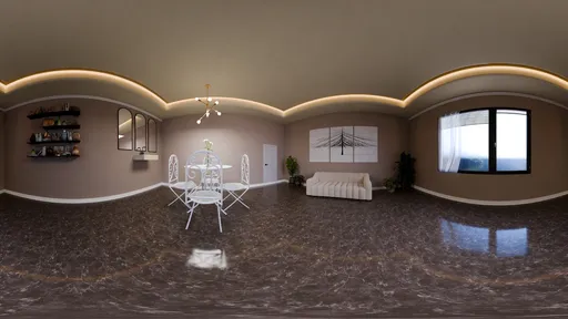 Modern Ambient Living Space