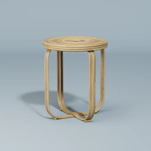 Bamboo Side Table