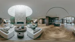 Modern Lounge Interior HDRI