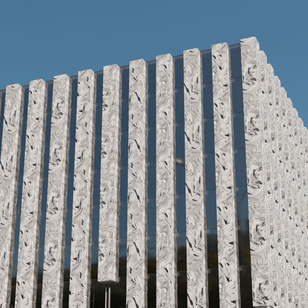 BlenderKit | Download The FREE Bank Building 01 Model