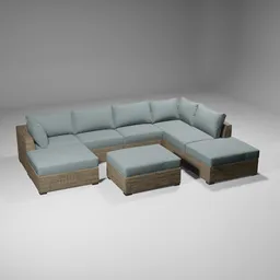 Outdoor Seating Group With Cushions