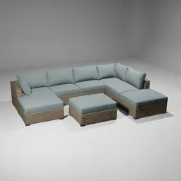 Outdoor Seating Group With Cushions