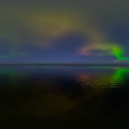 Aurora Borealis at Sea