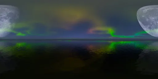 Aurora Borealis at Sea