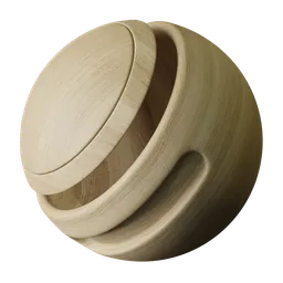 ASH Satin varnished wood