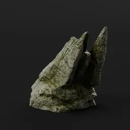 Rock - Mountain Sharp Sandstone Grey