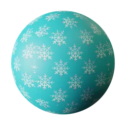 Christmas Wrapping Paper Snowflakes Blue