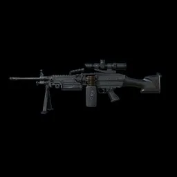 Fn m249s Black