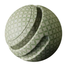 Vintage  Circle Tile Pattern