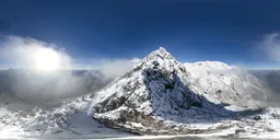 Snow Mountain Peak Landscape