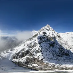 Snow Mountain Peak Landscape